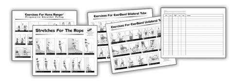 027964 Prescribe home exercise routines and make a copy to chart progress and maintain a patient history.