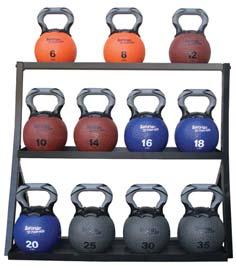 traditional cast iron kettlebells. New handle design offers more freedom and comfort during exercise. Mad of latex free material with uniform size for each weight (8 in diameter).