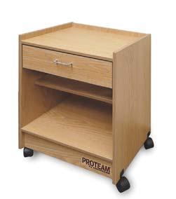PROTEAM MODULAR UNITS (CON T) Clinical Equipment ProTeam Mega-Carts Maintenance-free laminated surfaces on all cabinet exteriors and interiors.