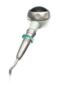 The nozzle tip allows easy access to difficult to reach areas, and does not adversely affect neighbouring teeth and contours.