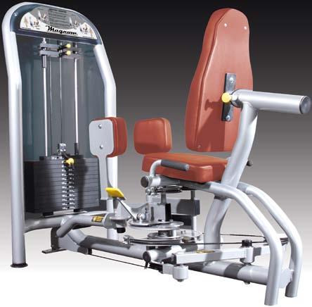 PRO 5000 SERIES 5043 : ABDUCTOR / ADDUCTOR Exercise arms engage immediately in both patterns Leg pads rotate for