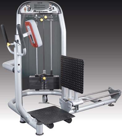 Weight 537 lbs 5039 : GLUTE / HAM Comfortable, non intimidating upright body position Adjustable torso pad
