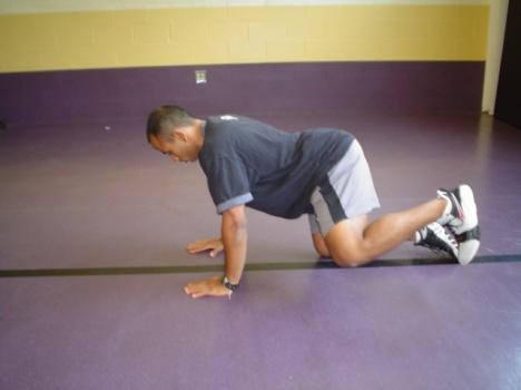 Fire Hydrants This is exercise this targets the glute medius, hip external rotators as well as