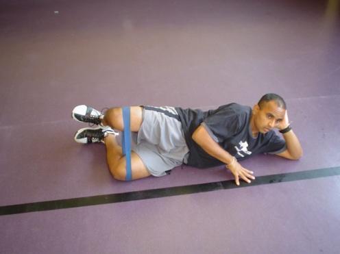 This is exercise to get your external rotators firing.