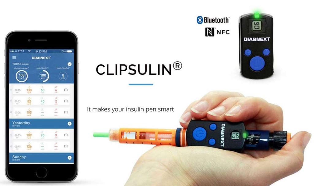 Smart Pen: Communicates Glucose, Dose