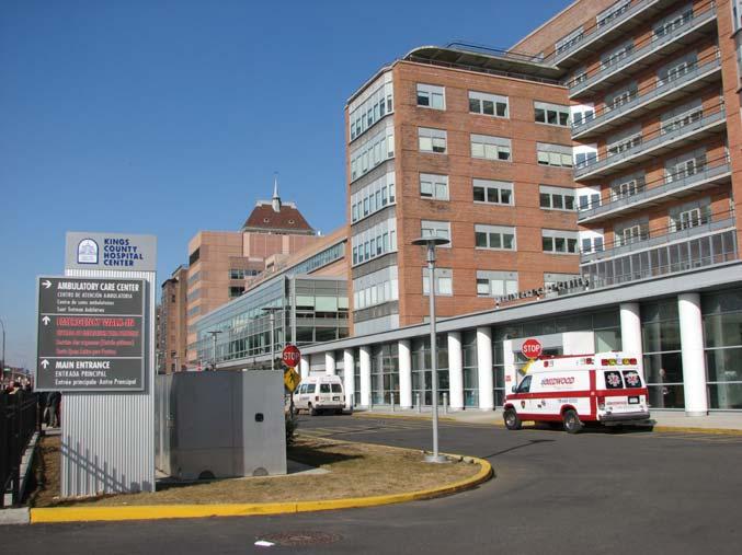 Kings County Hospital Center 650-bed academic tertiary hospital Level-1