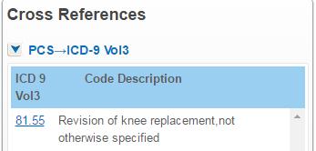 Revision of Knee Replacement ICD-9 Proc 0082 Revision of knee replacement, femoral component