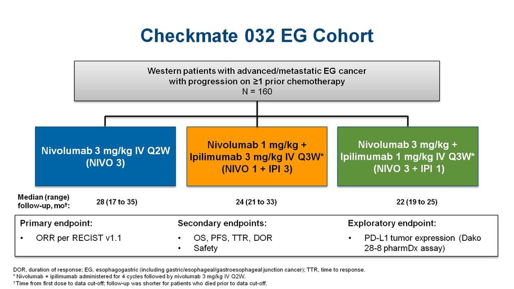 Checkmate 032 EG Cohort Presented By