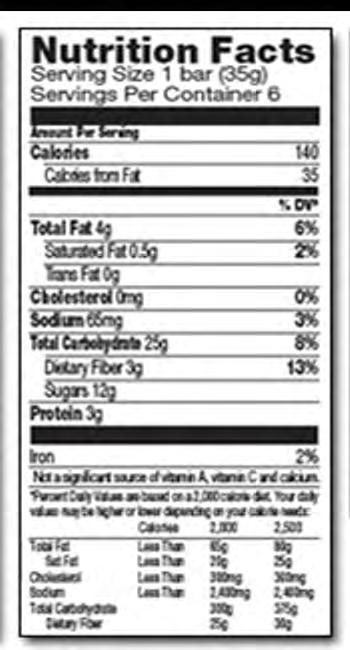 STEP FIVE Step Five: Calculate the percentage of total calories from saturated fat.