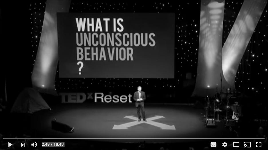 How your unconscious mind rules your behaviour Leonard Mlodinow at TEDxReset 2013 Video: (~15 mins) https://youtu.be/vcjm-y7unly?