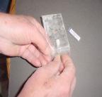Additional Uses for Meth-1 Kits If there is a powder residue on the inside of a plastic bag and that bag had contained a suspect material, swab the inside of the bag