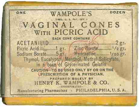 Picric Acid Used to manufacture explosives High