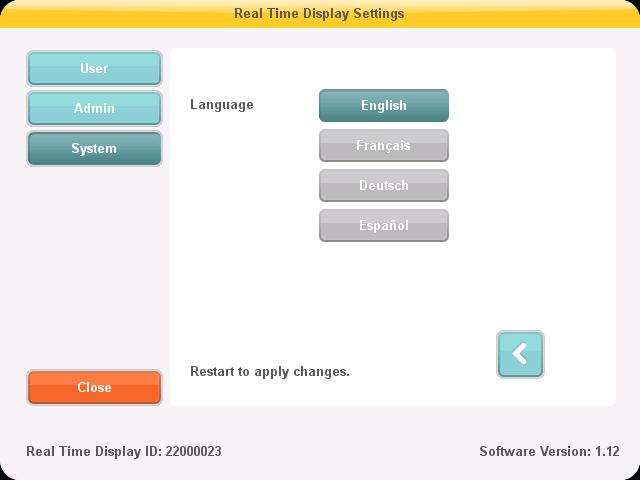 RaySafe i3 Service manual Configuration Figure 15. System settings 2/3: Communication range.