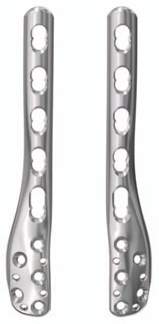 Plates LCP Lateral Distal Fibula Plates Stainless Titanium Holes Length Left/ steel mm right 02.112.136 04.112.136 3 73 right 02.112.137 04.112.137 3 73 left 02.112.138 04.112.138 4 86 right 02.112.139 04.