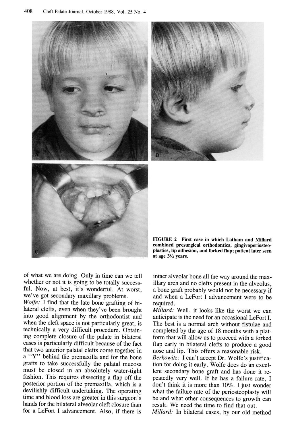 408 Cleft Palate Journal, October 1988, Vol. 25 No.