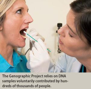 What can it tell us about what we have inherited from our ancestors? The Genographic Project analyzes DNA voluntarily contributed by people around the world.