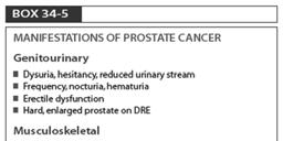 Prostate Cancer Usually adenocarcinoma originating in glandular epithelial cells As tumor enlarges may compress urethra Can spread locally to seminal vesicles or bladder, rarely to bowel Metastasis