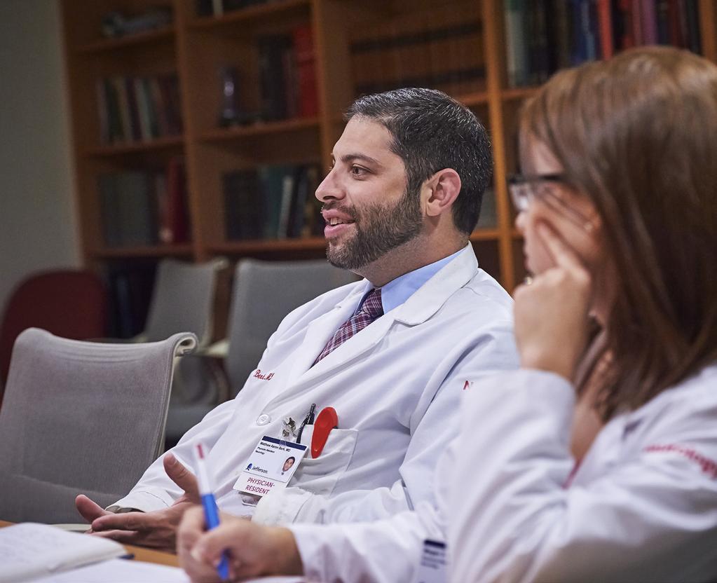 RESIDENCY Curriculum The residency training program in Neurology at Thomas Jefferson University Hospital is a fully accredited four-year categorical program, designed to provide comprehensive