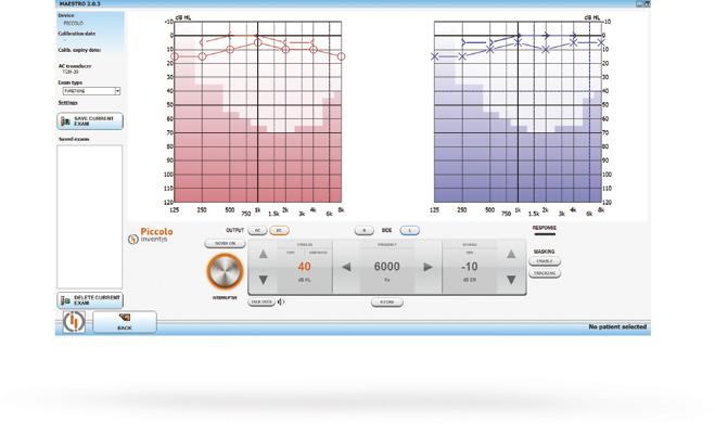5Hz, 1Hz, 2 Hz 0.5Hz, 1Hz, 2 Hz Daisy Software suite Daisy is our patient data management software, specially developed to handle the examination data acquired by all Inventis devices.