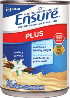 ENSURE PLUS Complete, balanced nutrition INDICATIONS FOR USE Ensure Plus is a great source of protein and is high in calories to help people gain or maintain weight.