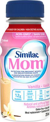 SIMILAC MOM Complete, balanced nutrition For pregnant women and breastfeeding moms INDICATIONS FOR USE For pregnant or breastfeeding women: - who would benefit from a nutritious snack; - with