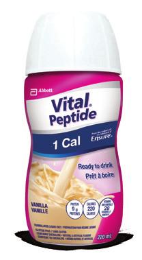 VITAL PEPTIDE 1 CAL Specialized peptide-based liquid formula For people with impaired gastro-intestinal function Great-tasting product INDICATIONS FOR USE Vital Peptide 1 Cal is a ready-to-drink
