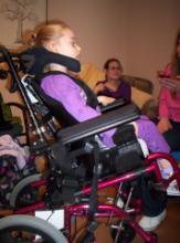 power wheelchair using alternative drive controls!