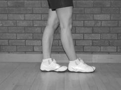 Heel to Toe Walking or Walking On A Line Practice walking in a straight line placing one foot directly in front of the other, heel to toe. Again this will help with your balance.