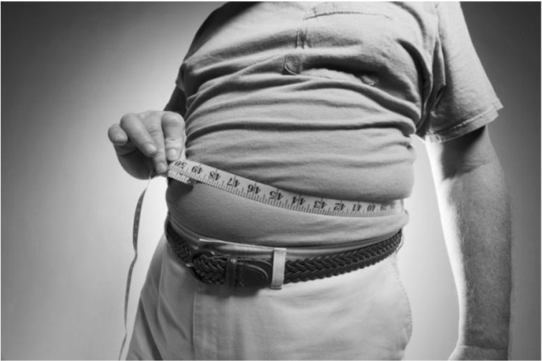 Abdominal fatness Even if you are in goal BMI range you still have to be concerned about a large waist or excessive adult weight gain Waist