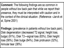 kinaesiophobia Unintended consequences of imaging 3264 cases of work-related low back pain 21% had MRI within first 2 weeks No-MRI Early MRI Duration of first disability post-mri 22 days 133 days
