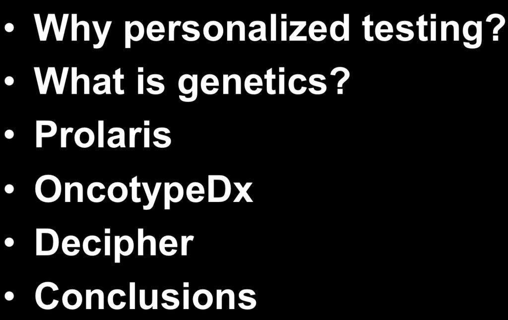 genetics?