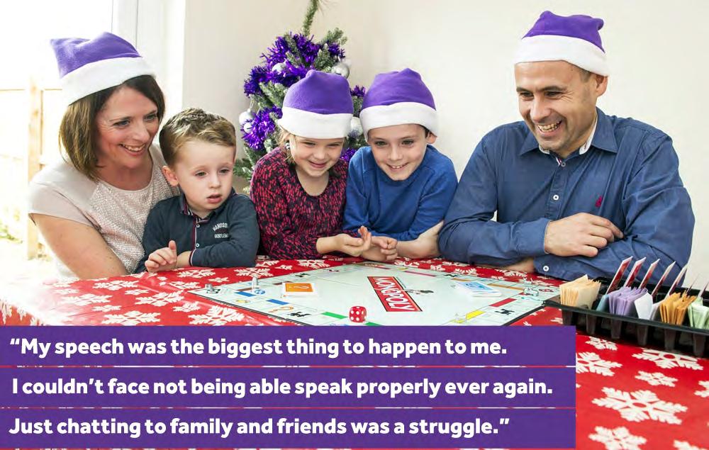 Stroke Association s newsletter for Stroke Clubs and Voluntary Groups ClubTogether Issue 48: Autumn 2017 North West Finding a voice again Graeme is 42 and a father of three.