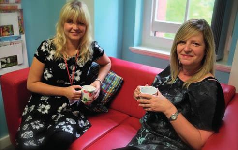 Elaine Farrell and Claire Johnson are part of the team of Crisis Workers who work at St Mary s SARC. Crisis workers are the first people that clients meet when they come to St Mary s SARC.