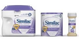 Similac Total Comfort Partially hydrolyzed protein infant formula with iron For discomfort due to persistent feeding issues Similac Total Comfort has partially broken down protein for easy digestion.