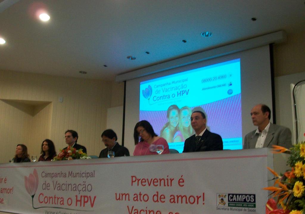 Ceremony to launch the HPV vaccine for