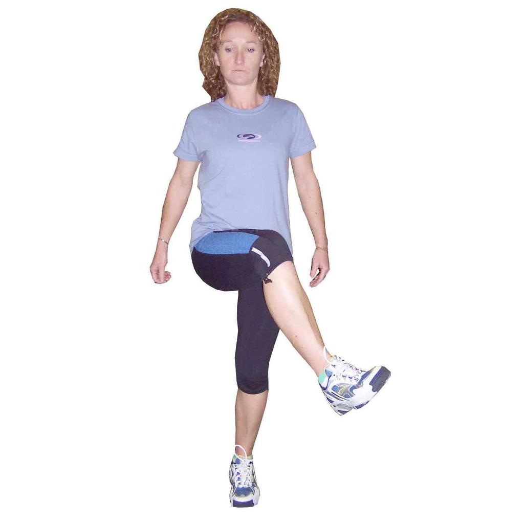 Rest 30s between Hip Circles Stand on one leg Side on to fixed object or