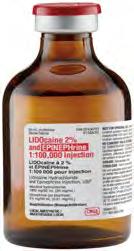 LIDOCAINE HCI INJECTION (2% PRESERVATIVE FREE) Per 0126AD01 0126AF01 Clear Polyampoule Clear Polyampoule 100 mg 20 mg/ml 5 ml