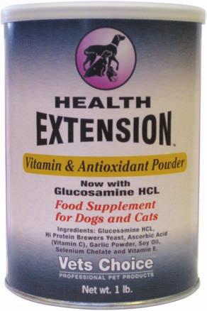 containers Ingredients: Glucosamine HCL, Vitamin C, Vitamin E, Selenium, Vitamin B1, Vitamin B2, Niacin, Vitamin B5,