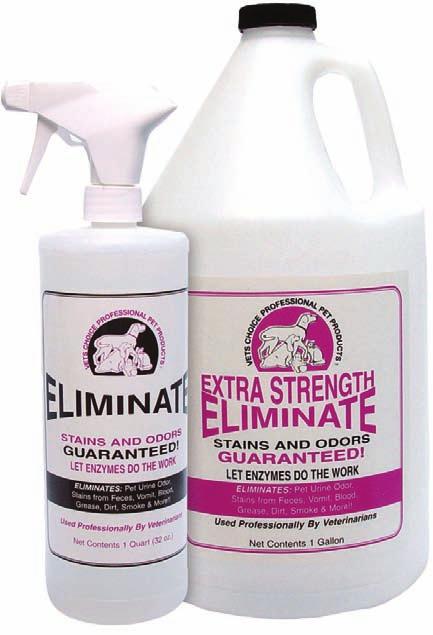 or 1 gallon sizes Eliminate Extra Strength Our heavily concentrated formula for