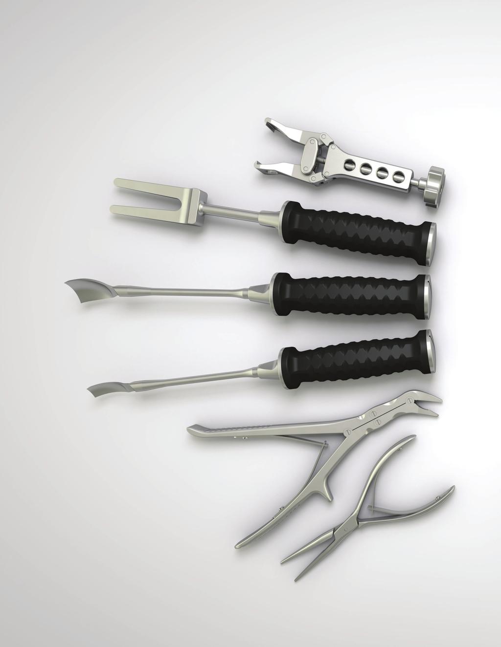 COMPONENT REMOVAL AND UTILITY Head Extractor May be used in the removal of humeral head components. Head Removal Fork Aids in the removal of the humeral head components of anatomic prosthesis.