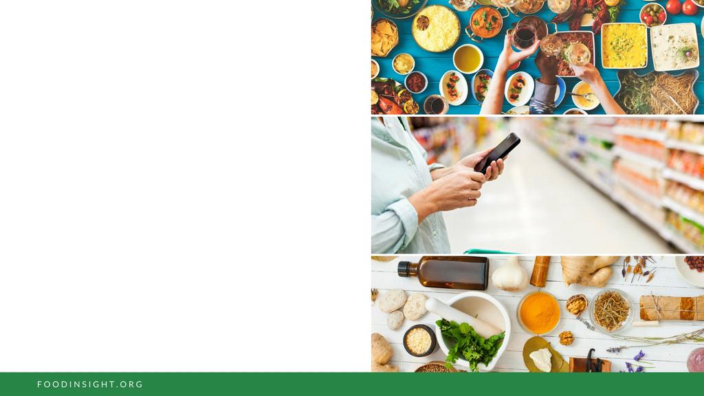 BACKGROUND The International Food Information Council (IFIC) Foundation s 2018 Food and Health Survey marks the 13th time the IFIC Foundation has surveyed American consumers to understand their