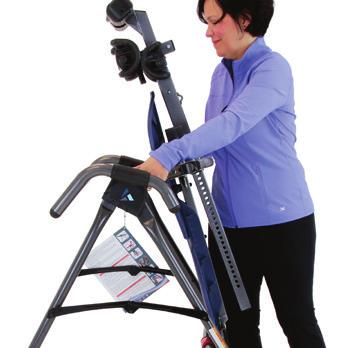 For users just learning to use the inversion table, use the 'Beginner / Partial Inversion' setting. Changing the Roller Hinge Setting 80-120 lbs 120-220 lbs 220-300 lbs 1.
