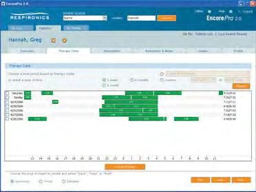 Data management Sleep therapy Part number 1054785 EncorePro2 software EncorePro2 With increased intelligence yet less complexity, EncorePro2 enhances your ability to manage patients and your business.