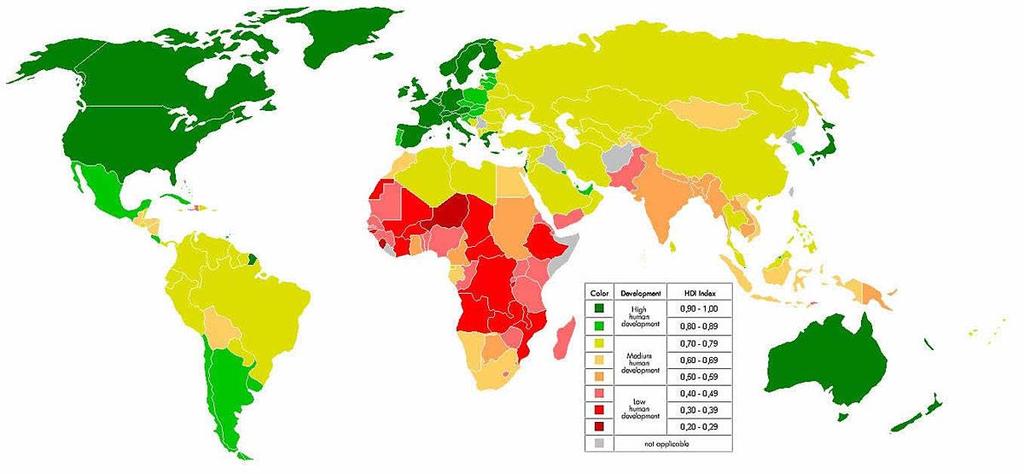 Human Development Index by Country http://www.