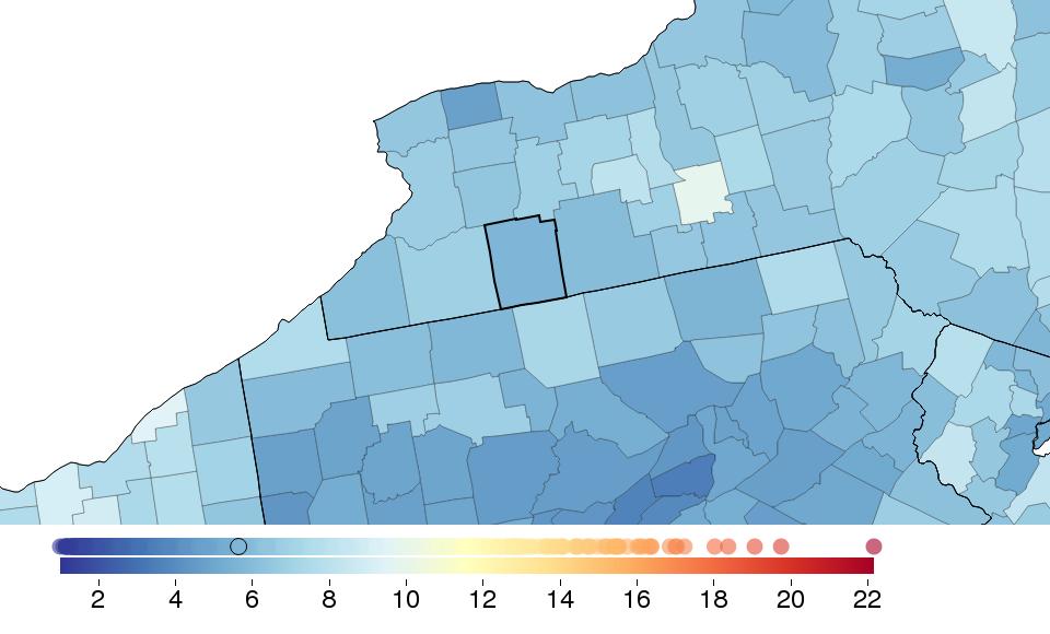 FINDINGS: HEAVY DRINKING Sex Allegany County New York National National
