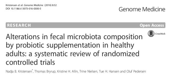 Same probiotic has different impact on gut microbiome in different