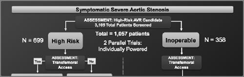 Inoperable Aortic Stenosis TAVR vs.