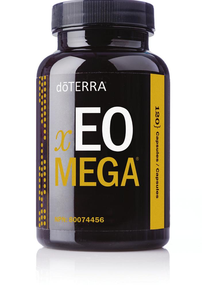 PRODUCT INFORMATION PAGE xeo Mega (NPN #: 80074456) Essential Oil Omega Complex PRODUCT DESCRIPTION dōterra xeo Mega Essential Oil Omega Complex is a unique formula of CPTG Certified Pure Tested