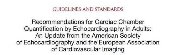 2015 The quantification of cardiac chamber size and function is the cornerstone of cardiac imaging Echocardiography