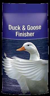 Duck & Goose Starter is formulated from a selection of the following ingredients: Wheat, triticale, barley, oats, peas, lupins, lentils, beans, soyabean, canola, sunflower and products derived from